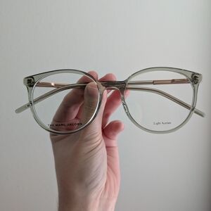Marc Jacobs Clear Green Light Acetate Eyeglasses